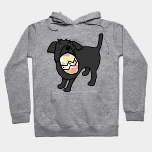 Cute Dog Holding Easter Egg Hoodie